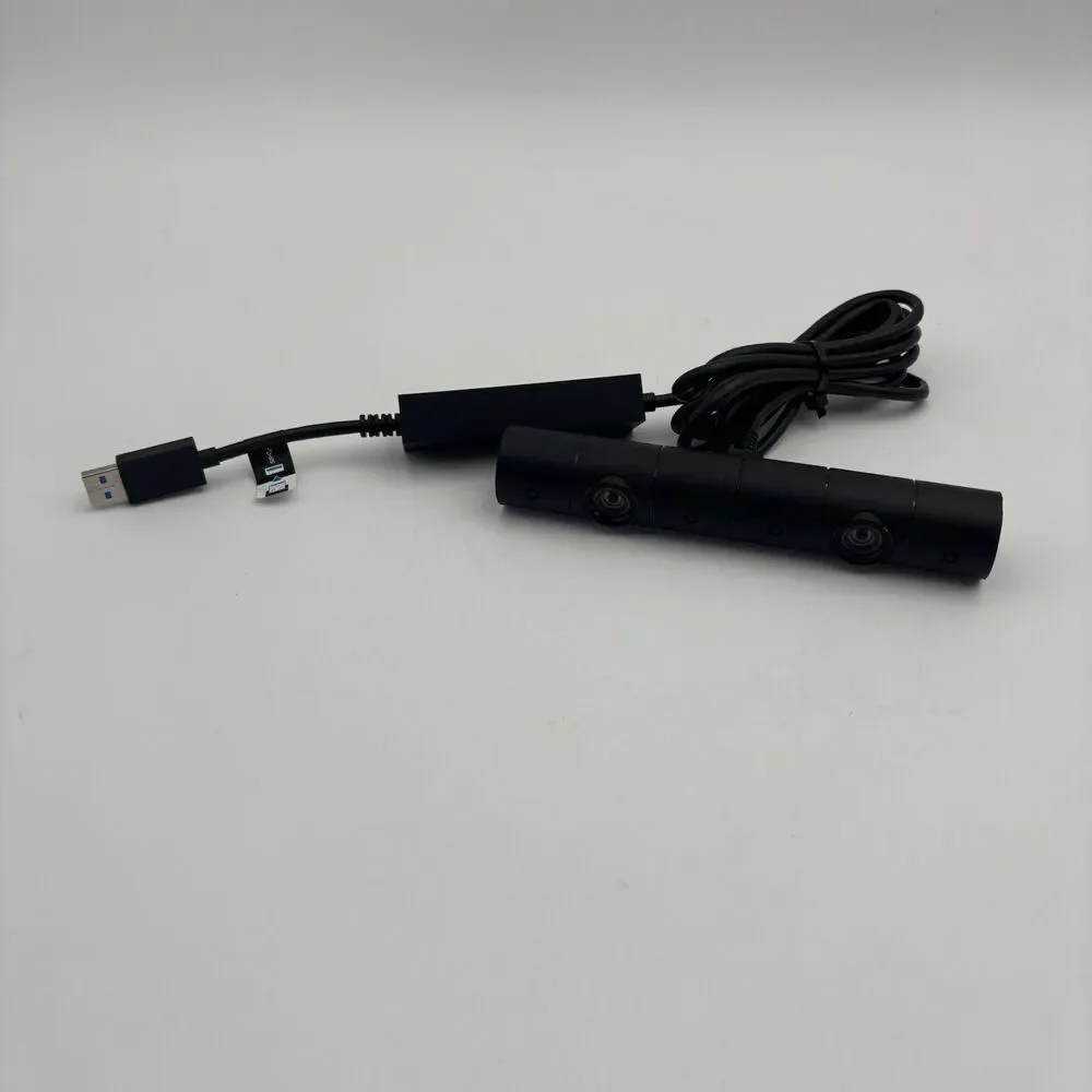 Sony PS4 PlayStation Camera V2 CUH-ZEY2 w USB Adapter PSVR Motion Sensor Black